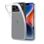 iPhone 17 Pro Case | Clear Transparent Shockproof Soft Silicone Slim Protective Cover