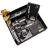 Personalized Premium Gift Hamper for Men | Customized Wallet, Bottle, Watch, Belt & Accessories Gift Set